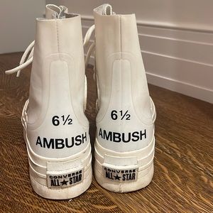Ambush x Converse Cream high tops